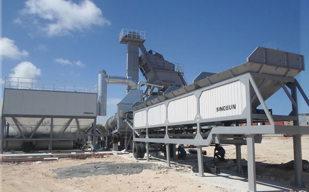 Mobile Asphalt Mixing Plant in Somalia- MAP800